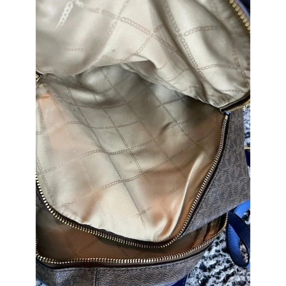 Michael Kors Medium‎ Rhea Leather Signature Backpack